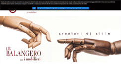 Desktop Screenshot of fratellibalangero.it