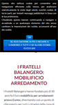 Mobile Screenshot of fratellibalangero.it