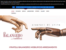 Tablet Screenshot of fratellibalangero.it